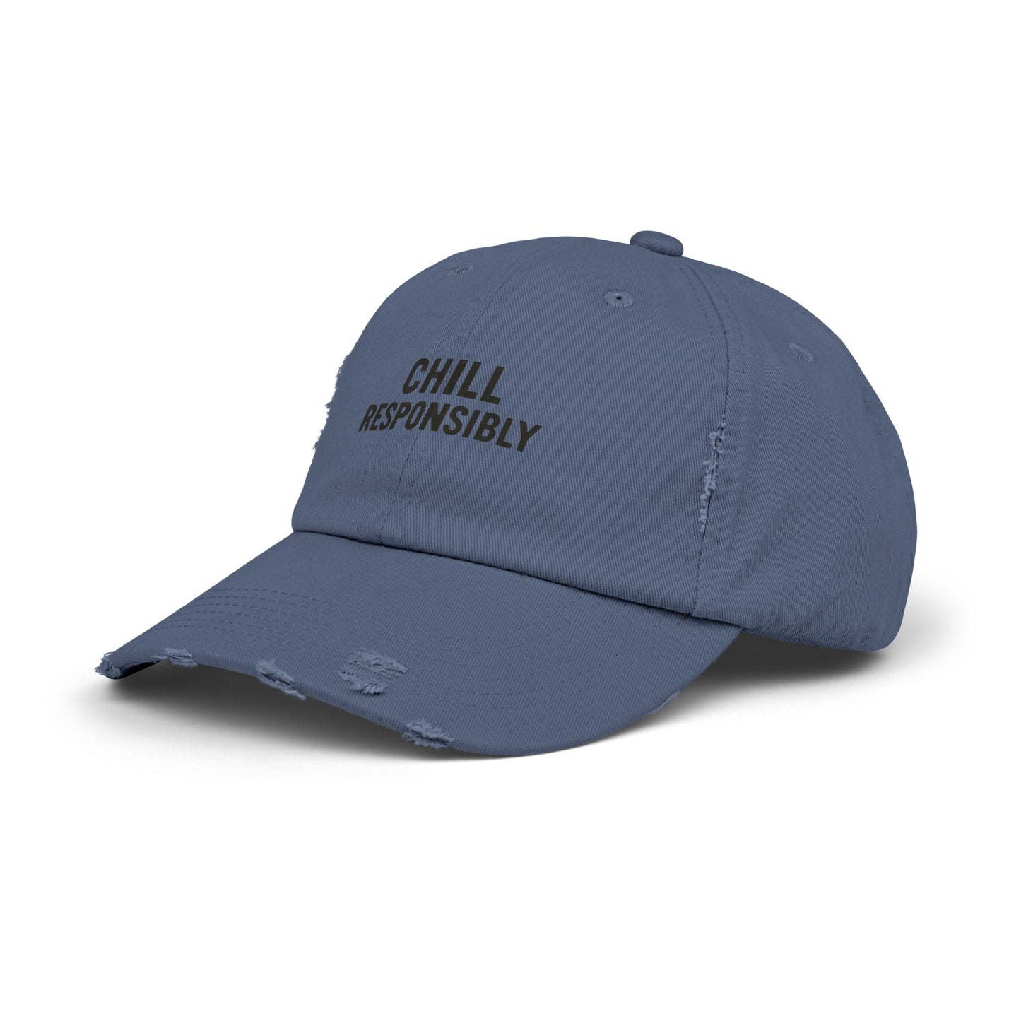 Chill Responsibly Distressed Cap