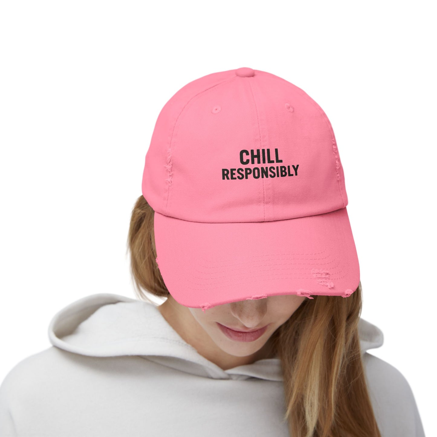 Chill Responsibly Distressed Cap