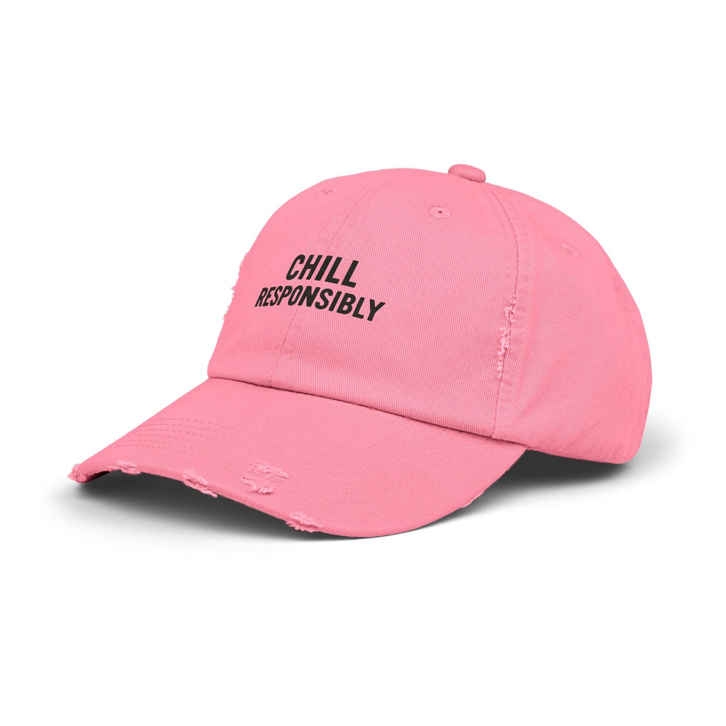 Chill Responsibly Distressed Cap