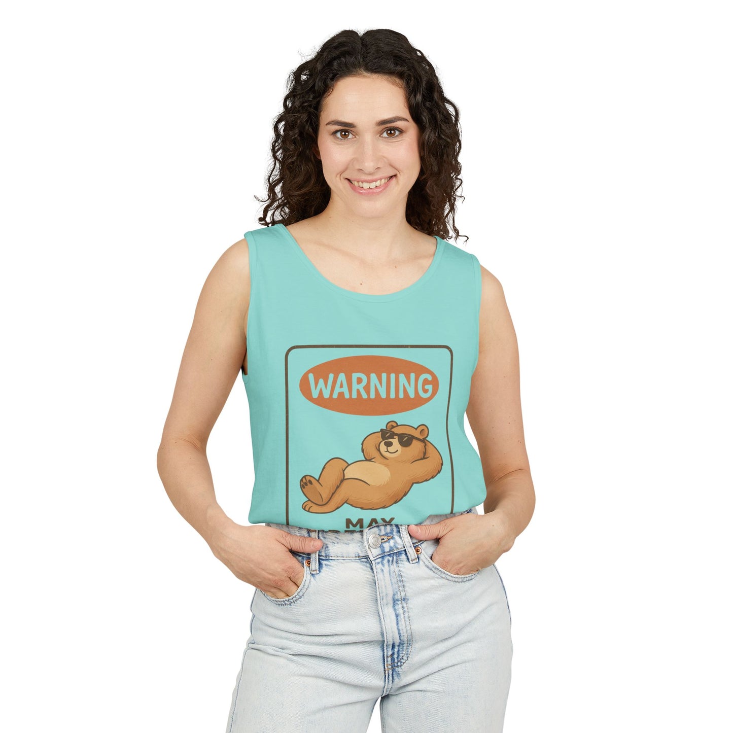 Hibernate Warning Unisex Tank Top