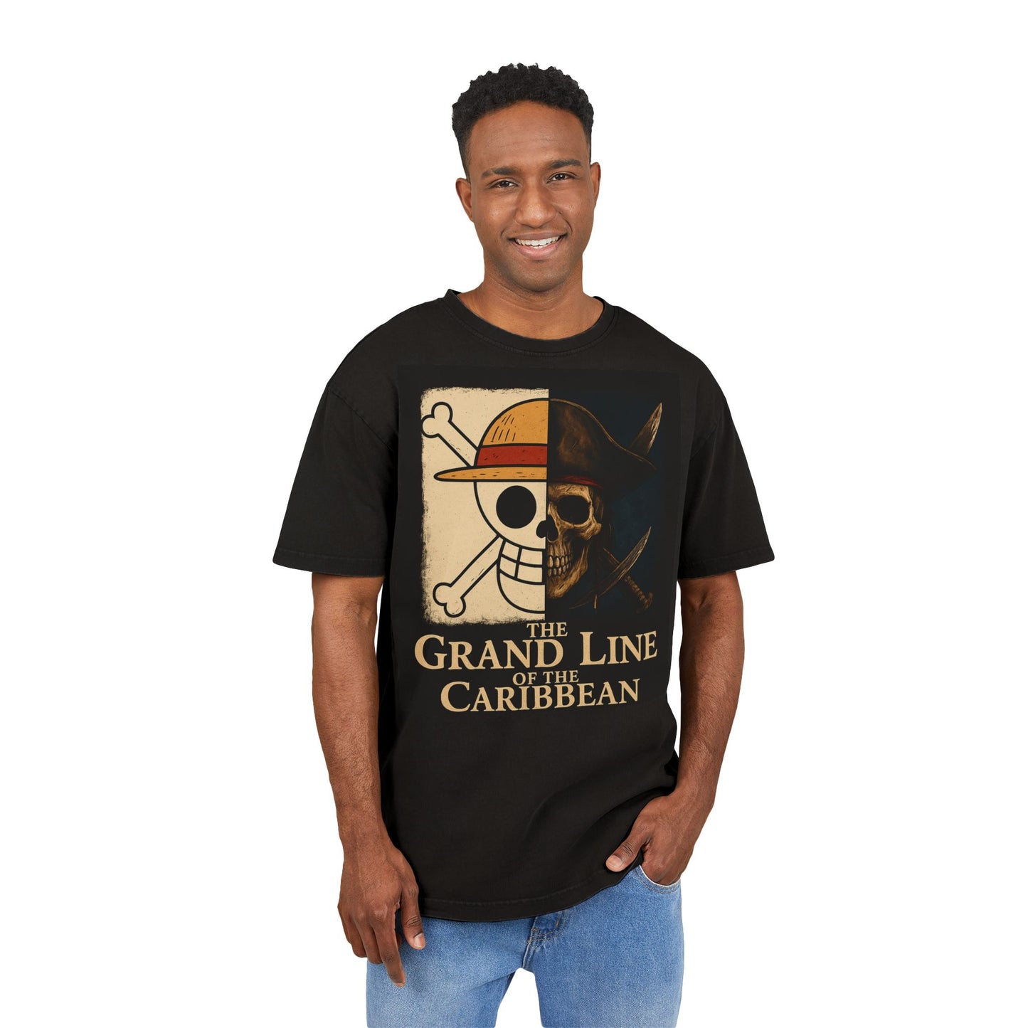 Grand Line Adventure Men's Acid Washed T-shirt