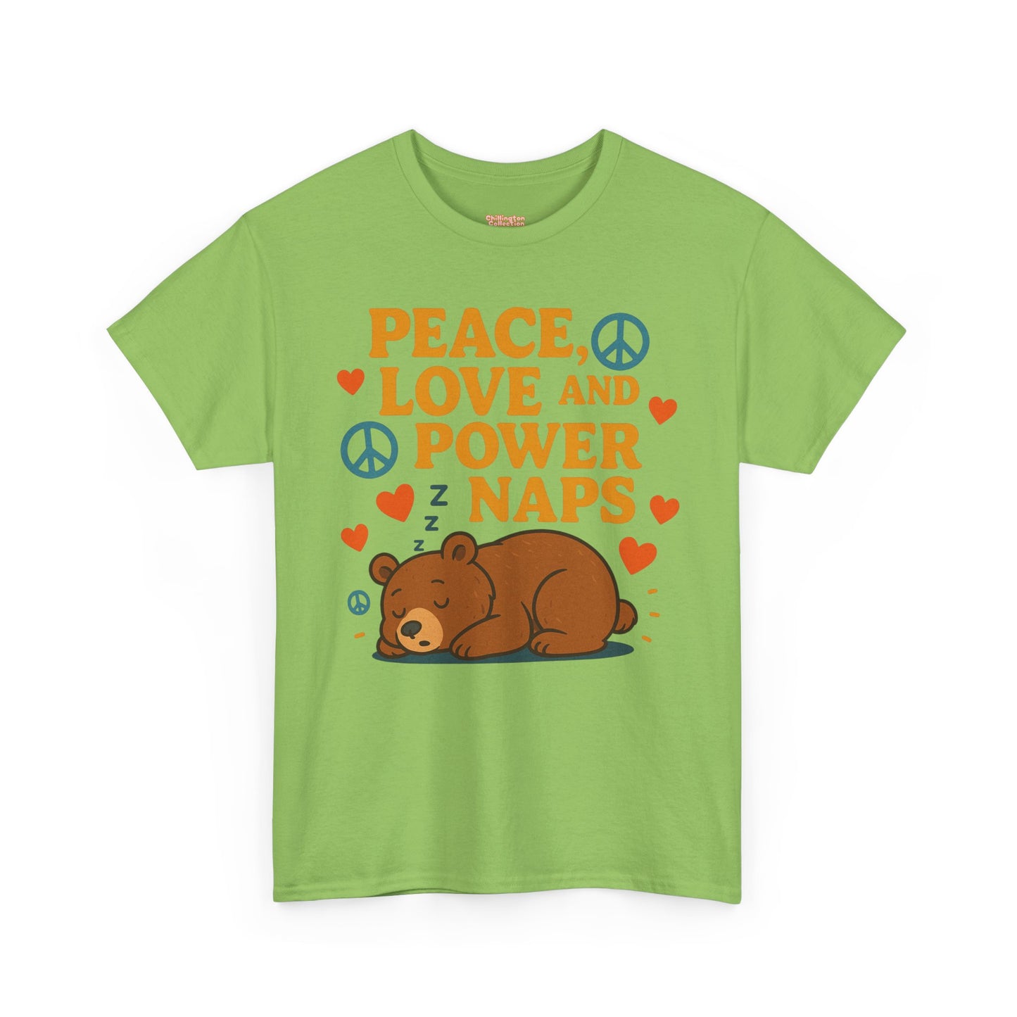 Peace Love Power Naps T-shirt