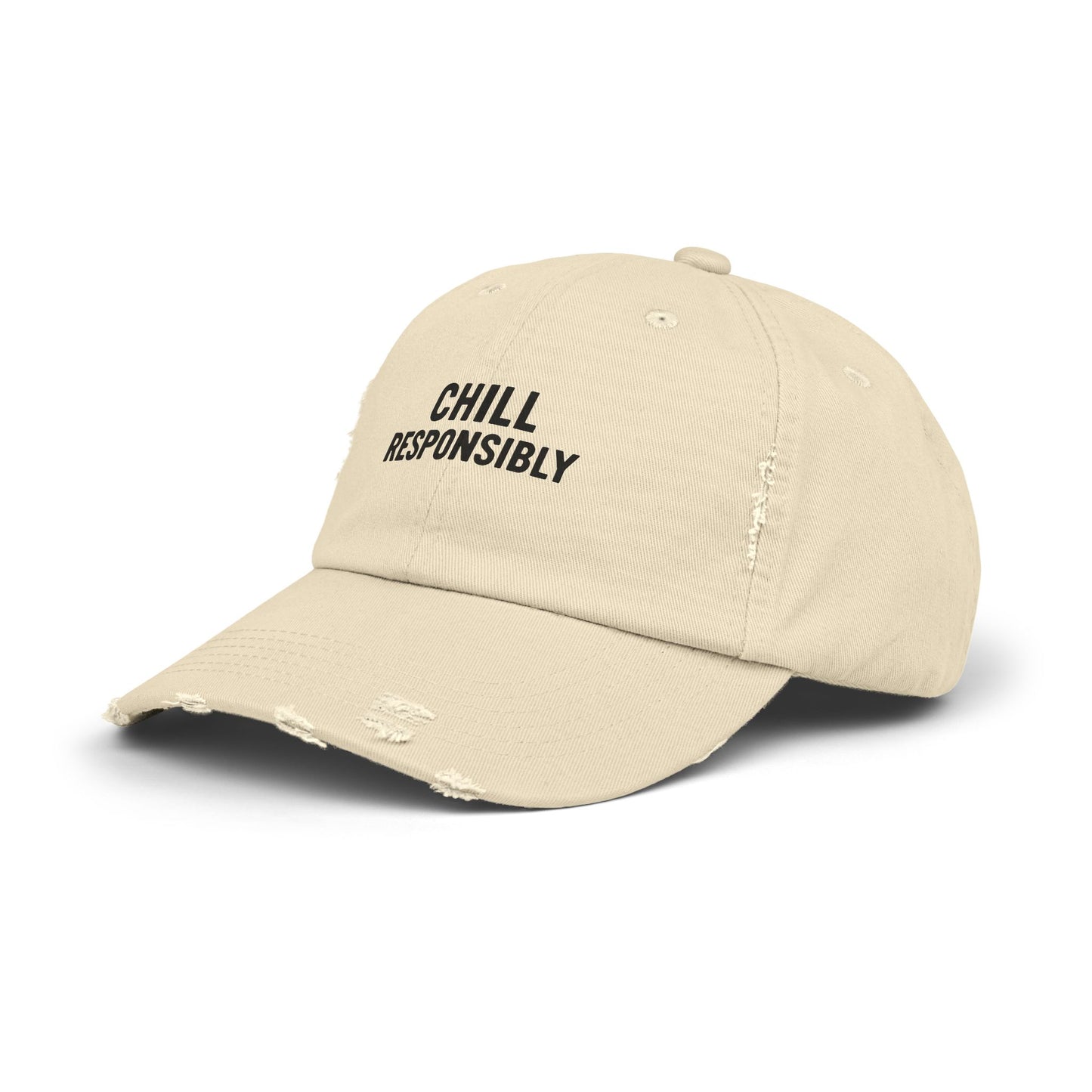 Chill Responsibly Distressed Cap