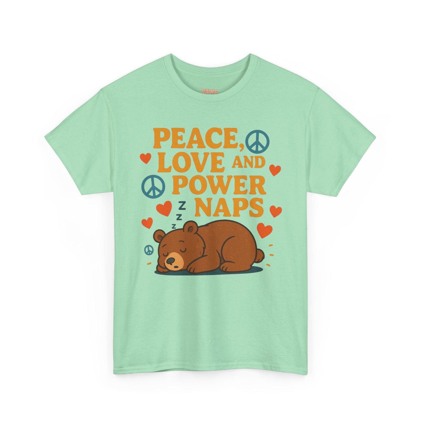 Peace Love Power Naps T-shirt