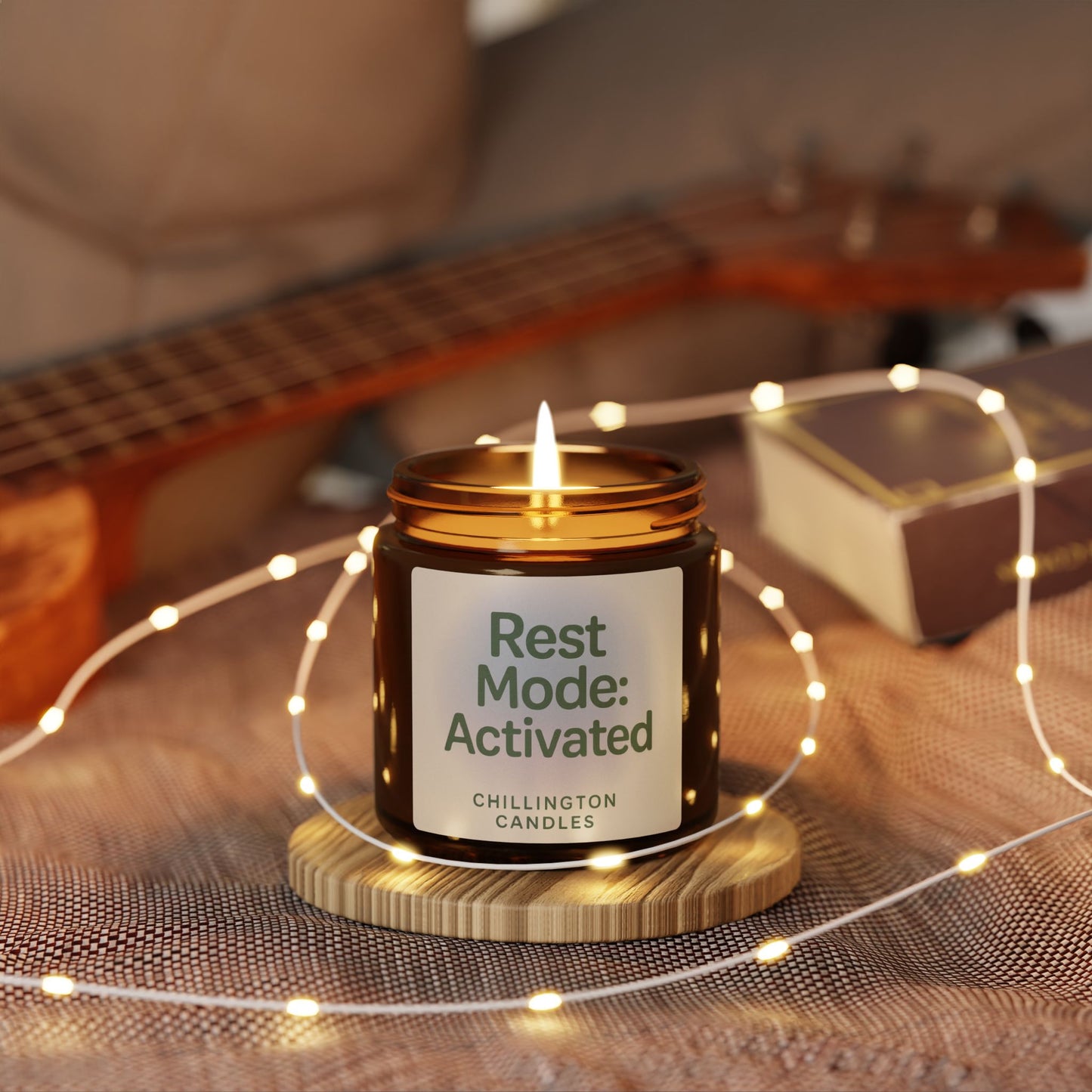Rest Mode: Activated Soy Candle