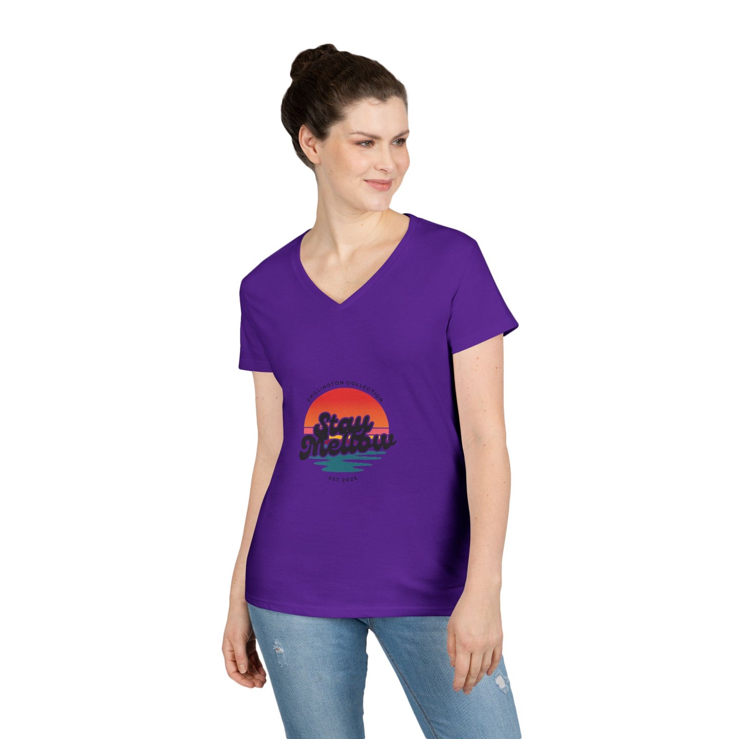Women's V-Neck Stay Mellow T-Shirt