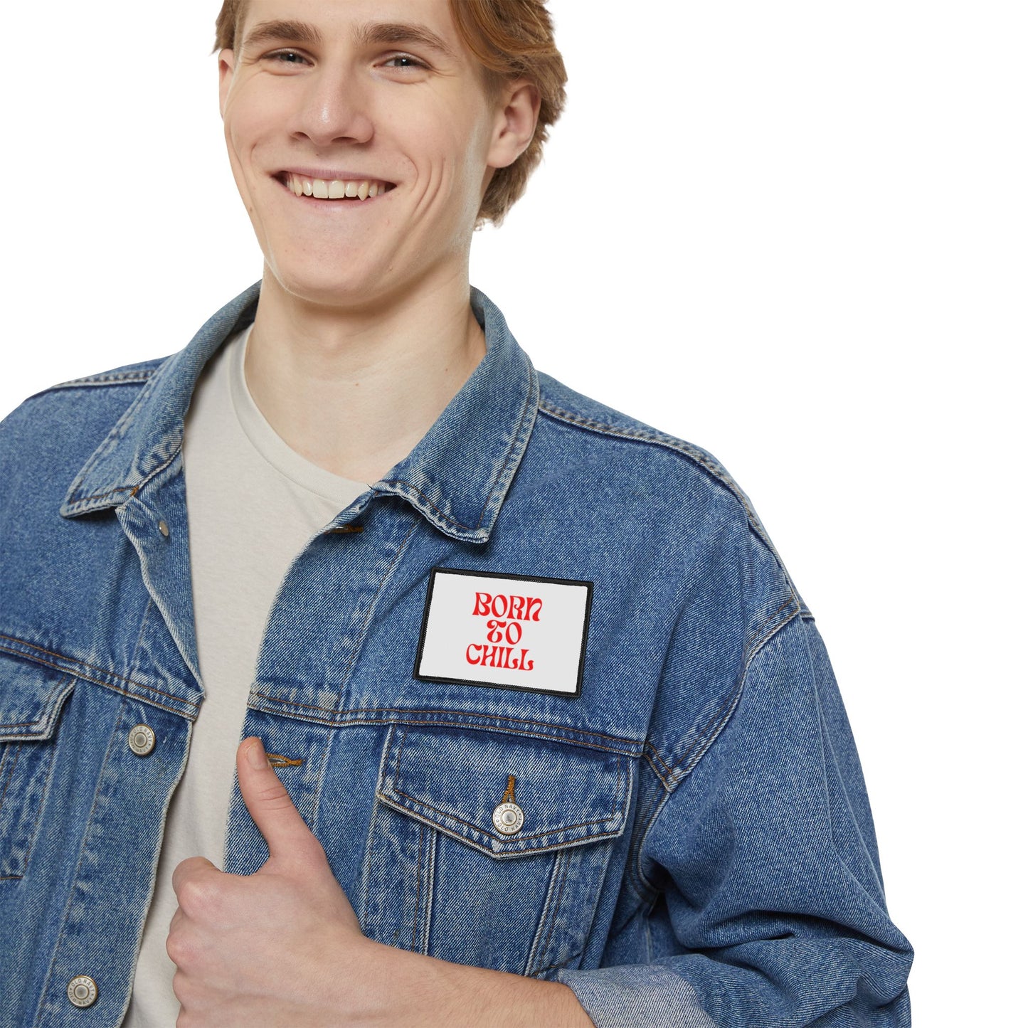 Born to Chill Iron-On Patch