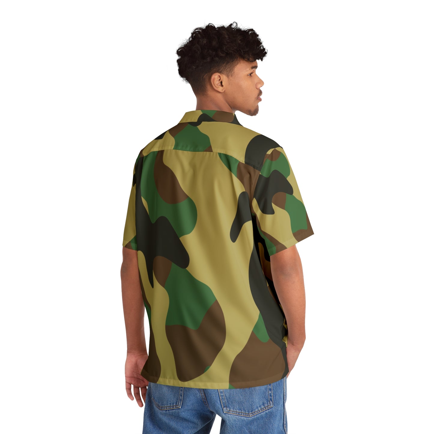 Men's Camouflage Hawaiian Shirt