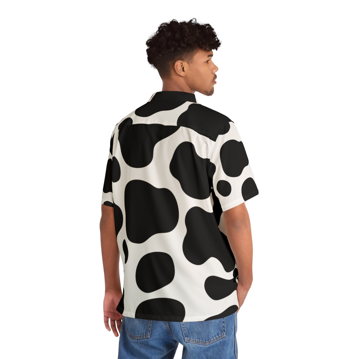 Men's Cow Print Hawaiian Shirt