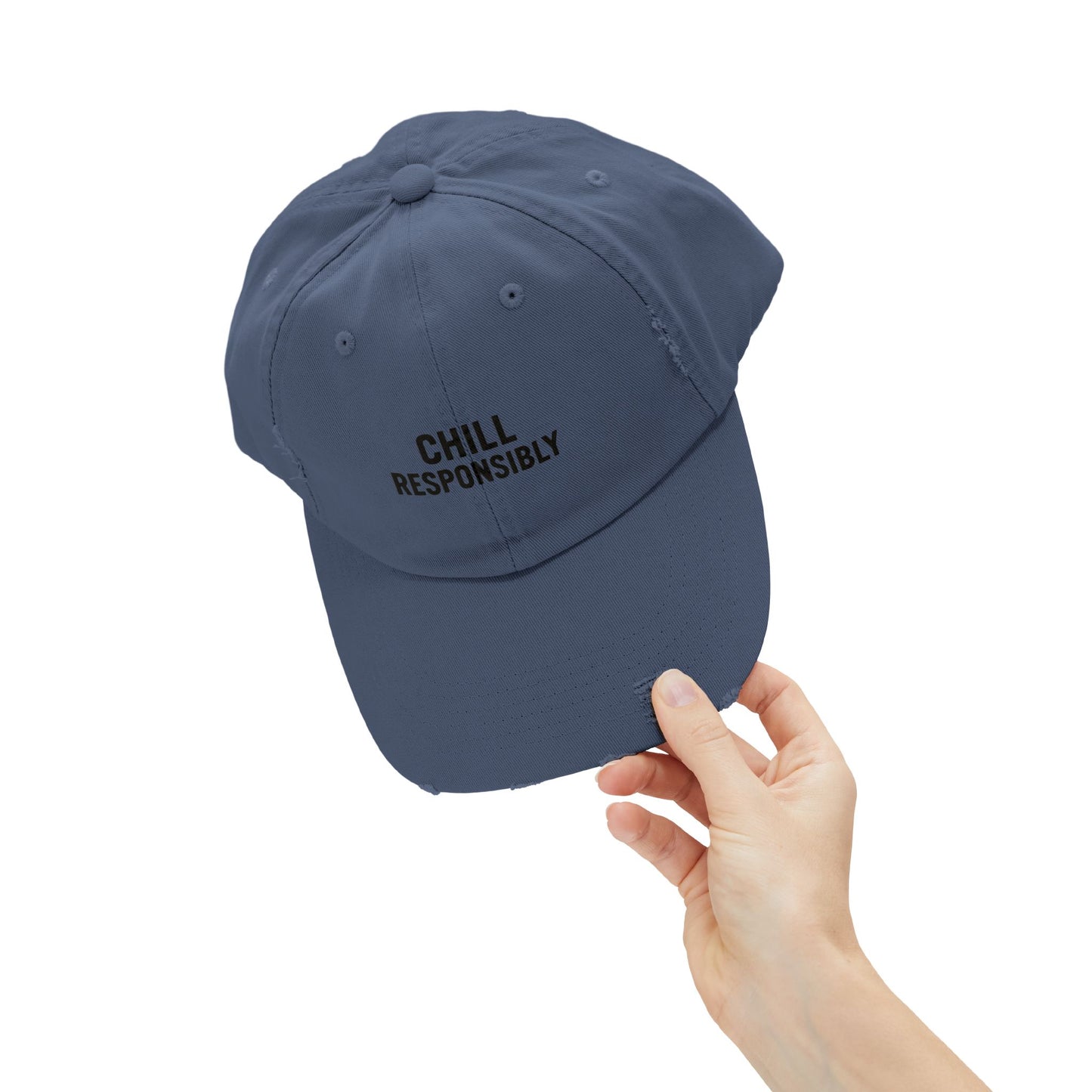Chill Responsibly Distressed Cap
