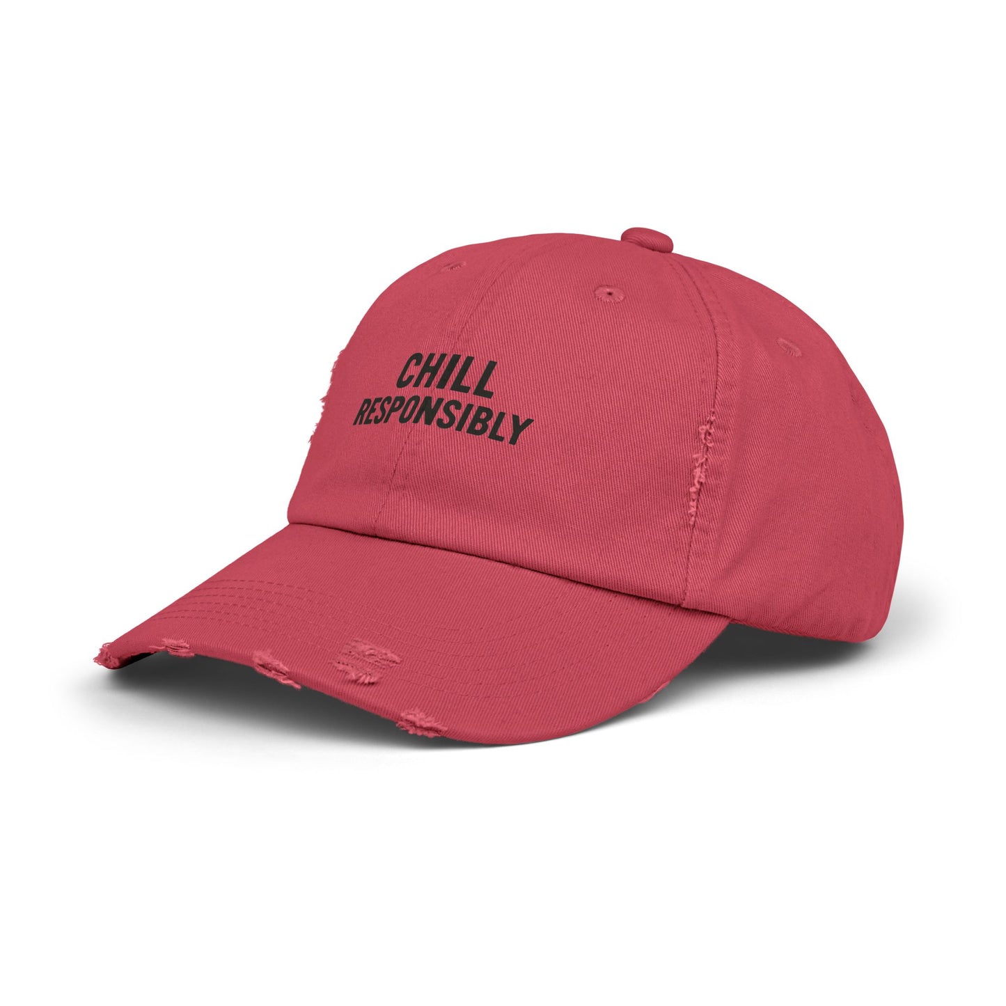 Chill Responsibly Distressed Cap