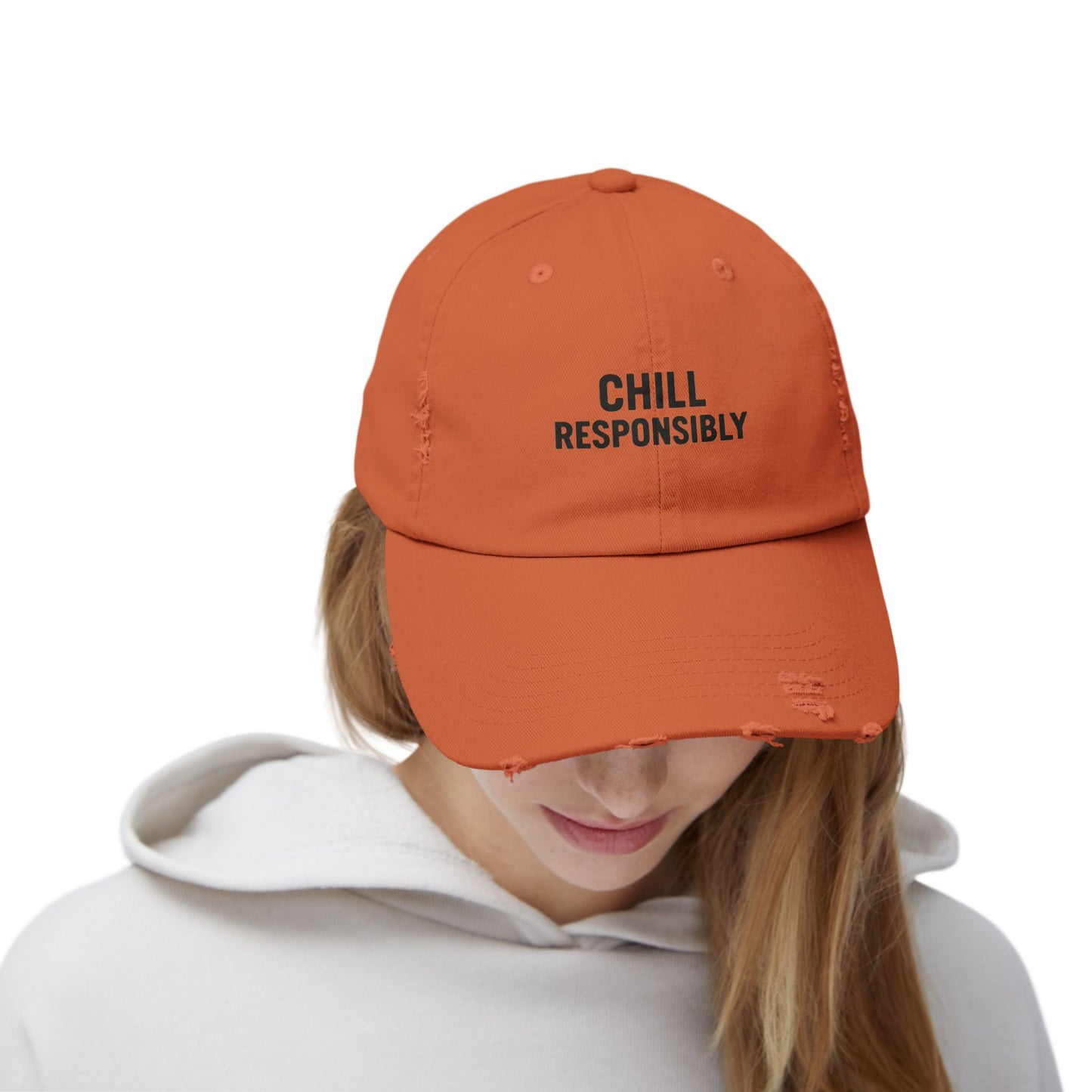 Chill Responsibly Distressed Cap