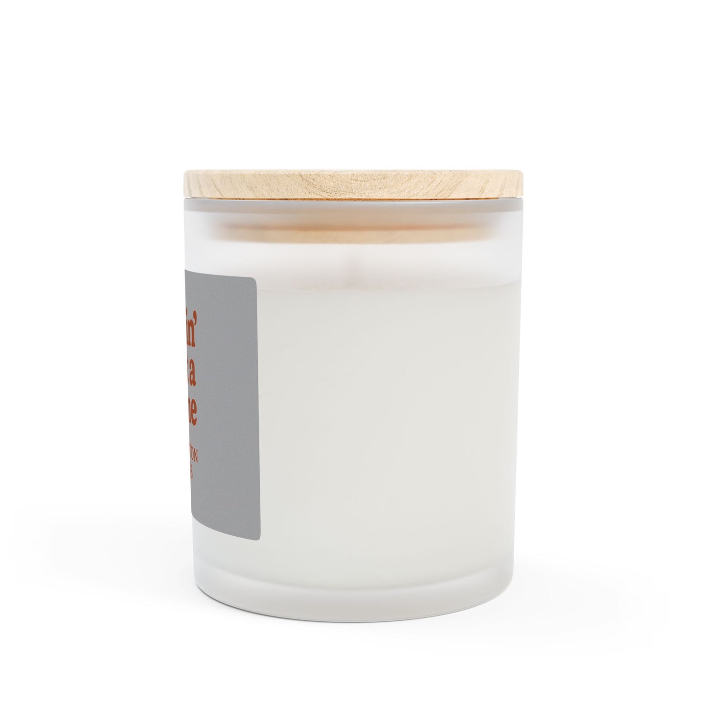 Frosted Glass Candle, 11oz