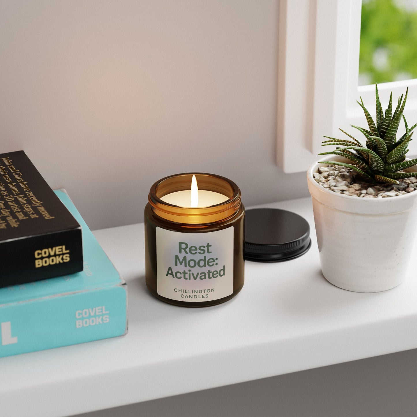 Rest Mode: Activated Soy Candle