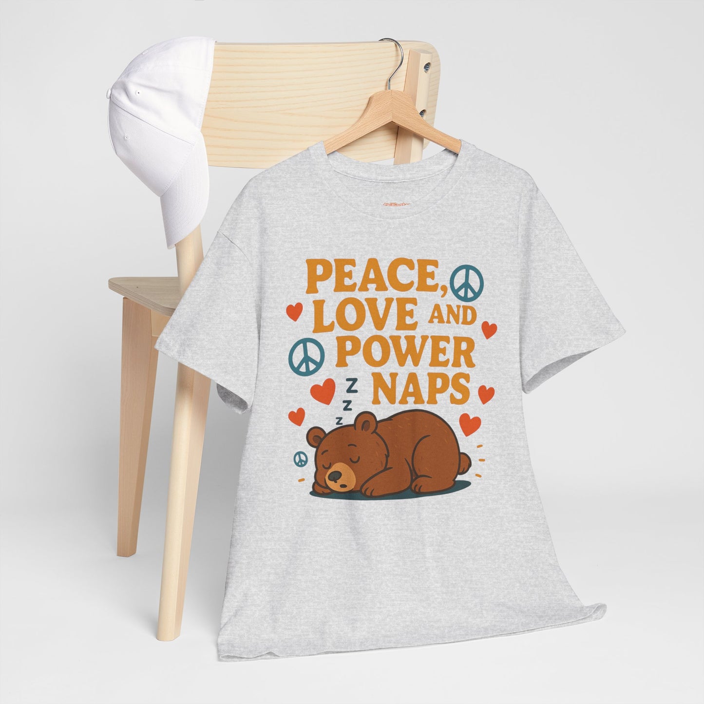 Peace Love Power Naps T-shirt