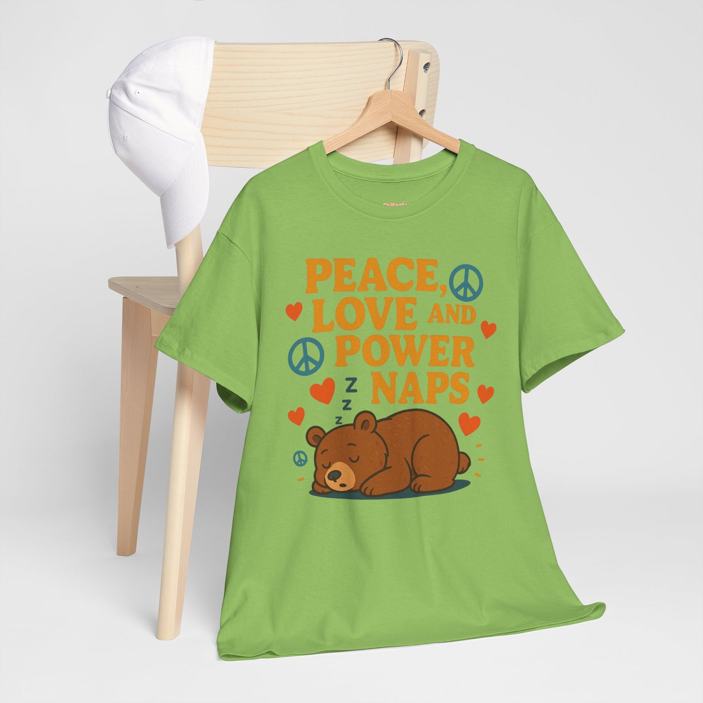 Peace Love Power Naps T-shirt