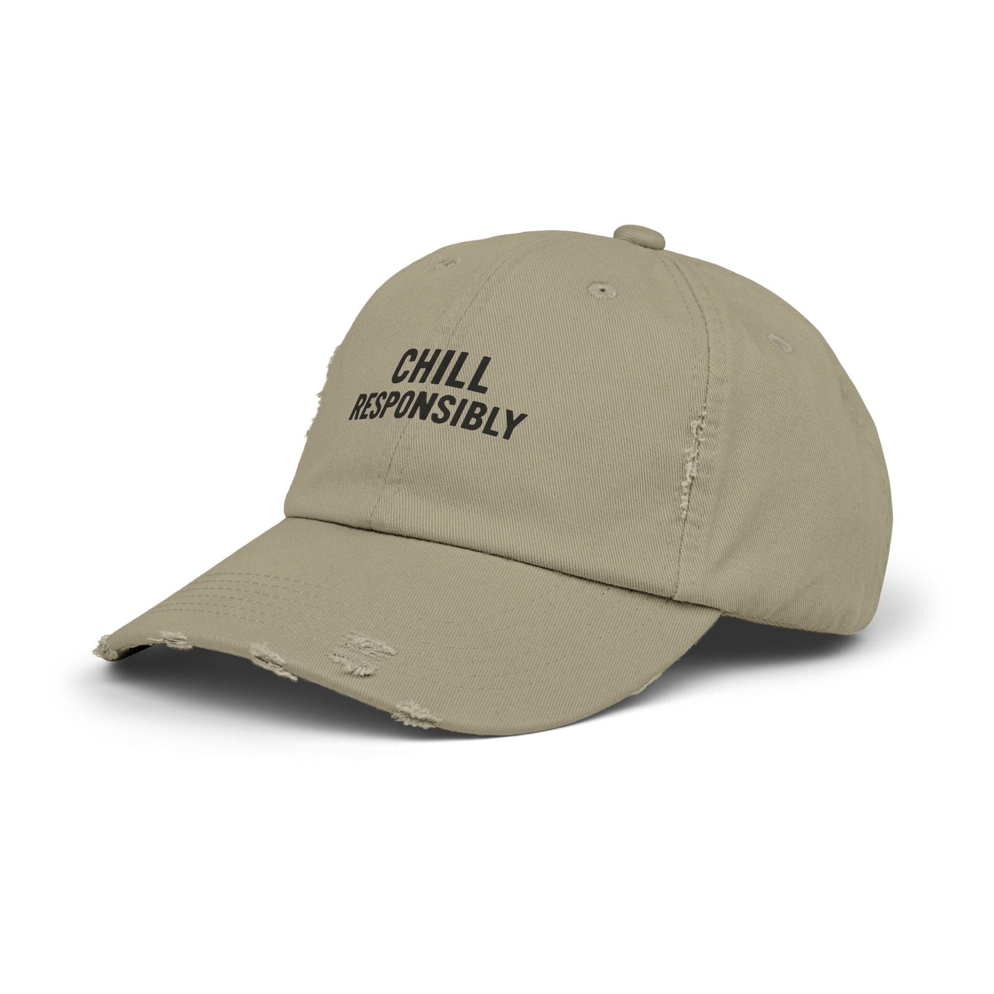 Chill Responsibly Distressed Cap