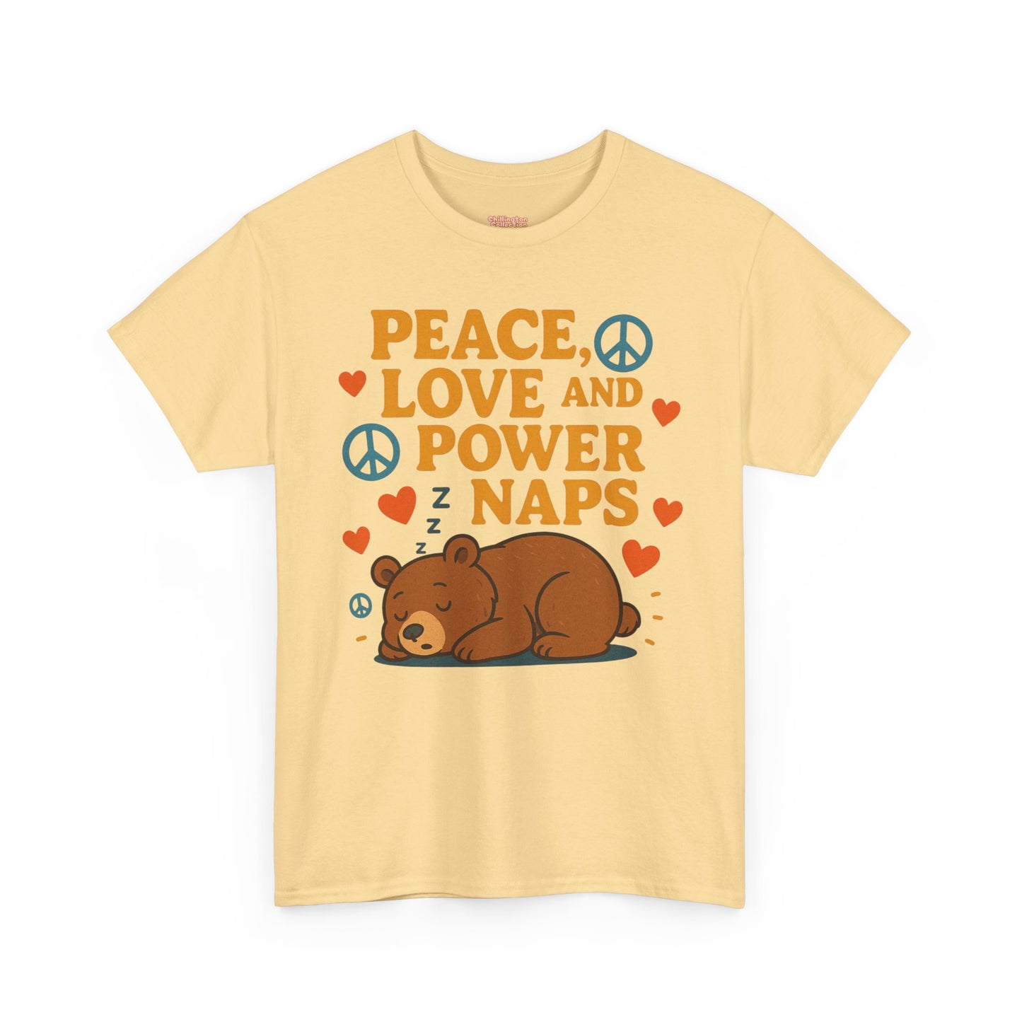 Peace Love Power Naps T-shirt