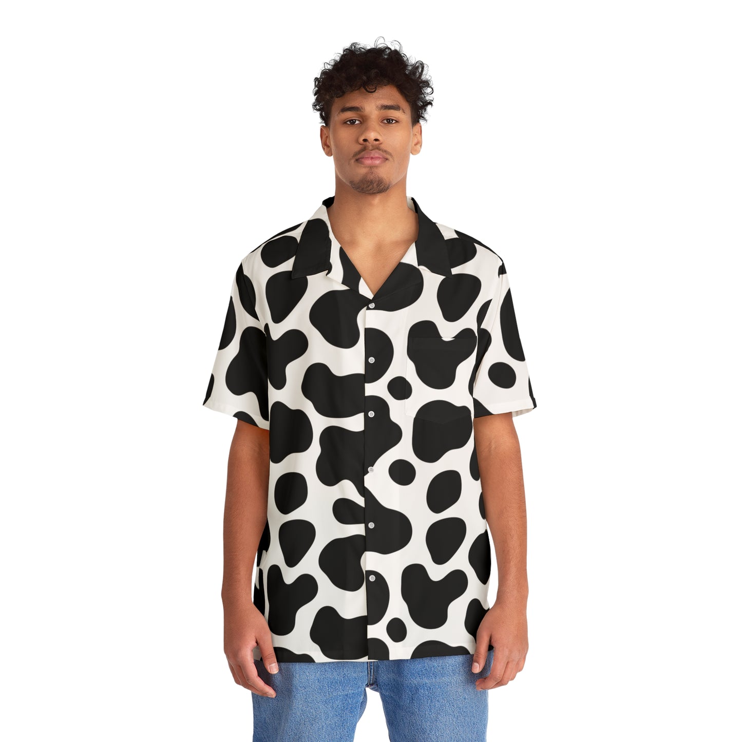 Men's Cow Print Hawaiian Shirt