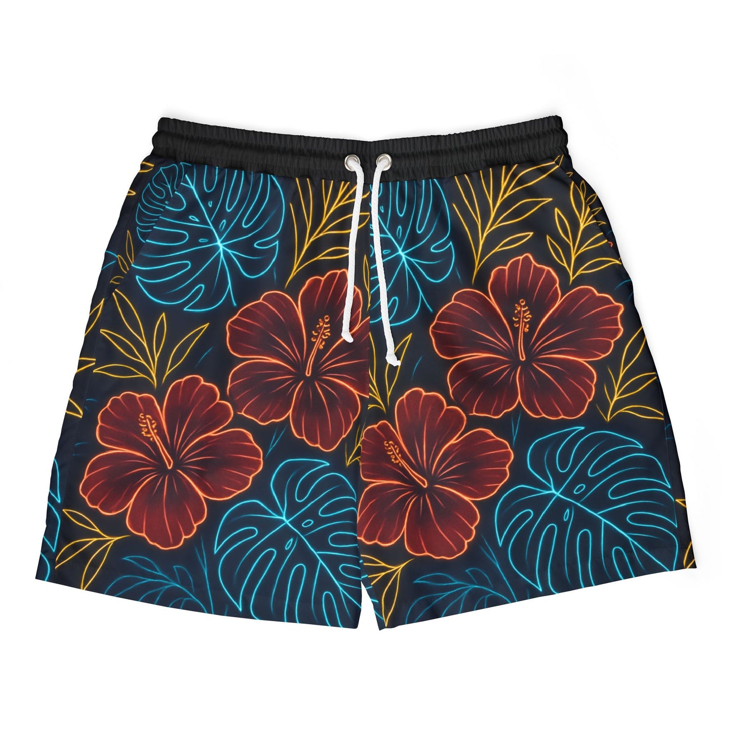 Neon Flower Swim Shorts