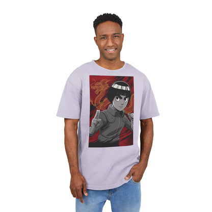 Rock Lee Acid Washed Men's Oversize T-shirt