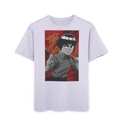Rock Lee Acid Washed Men's Oversize T-shirt