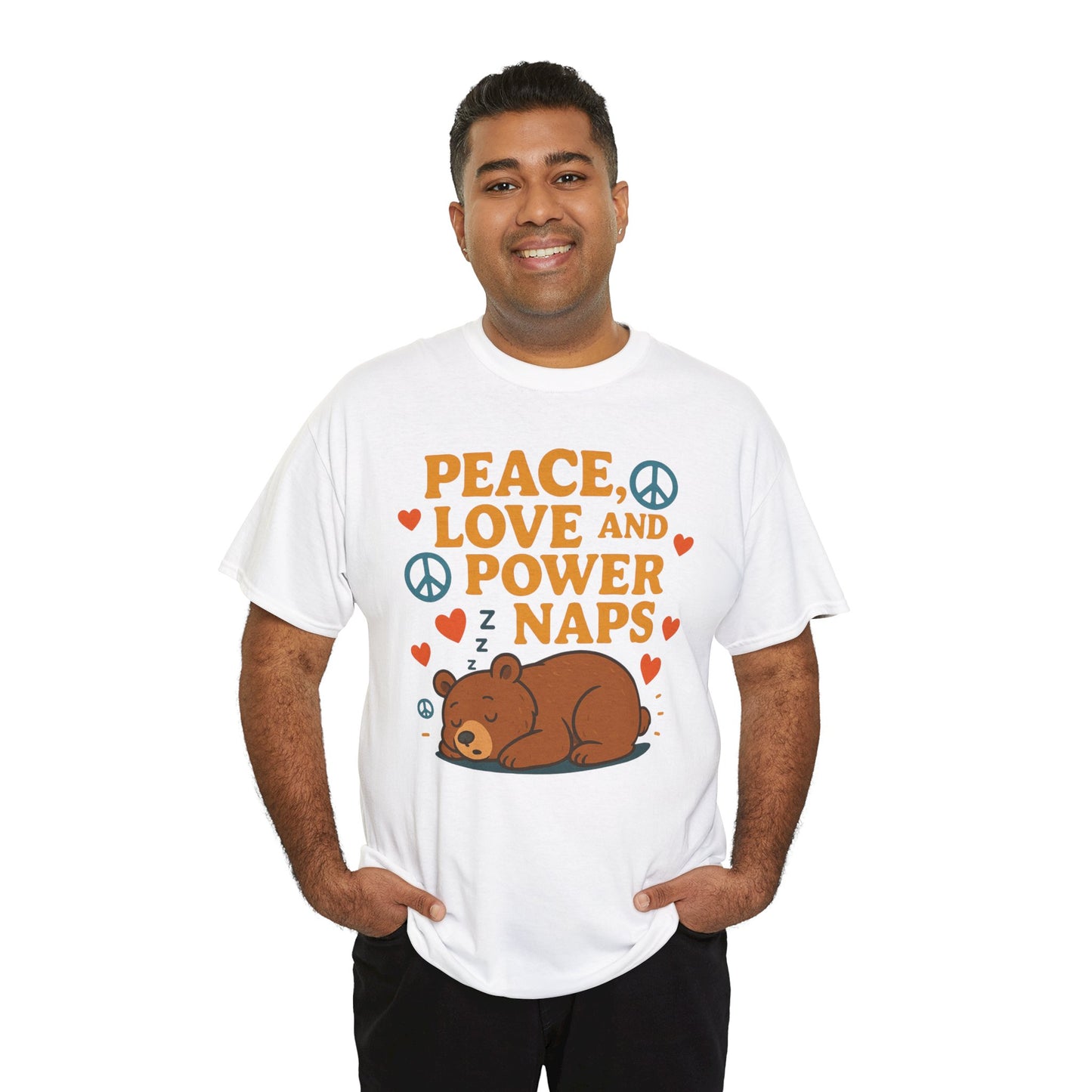Peace Love Power Naps T-shirt