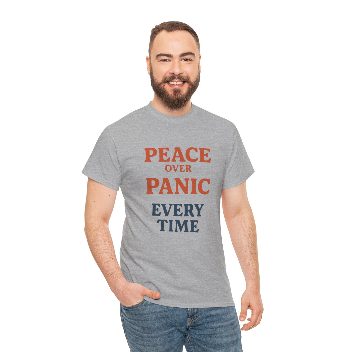 Peace Over Panic Unisex Tee
