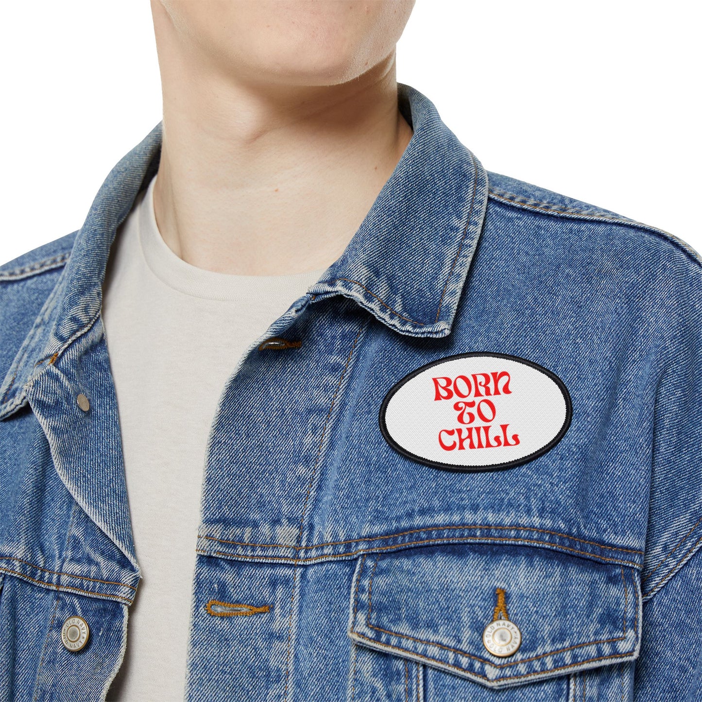 Born to Chill Iron-On Patch