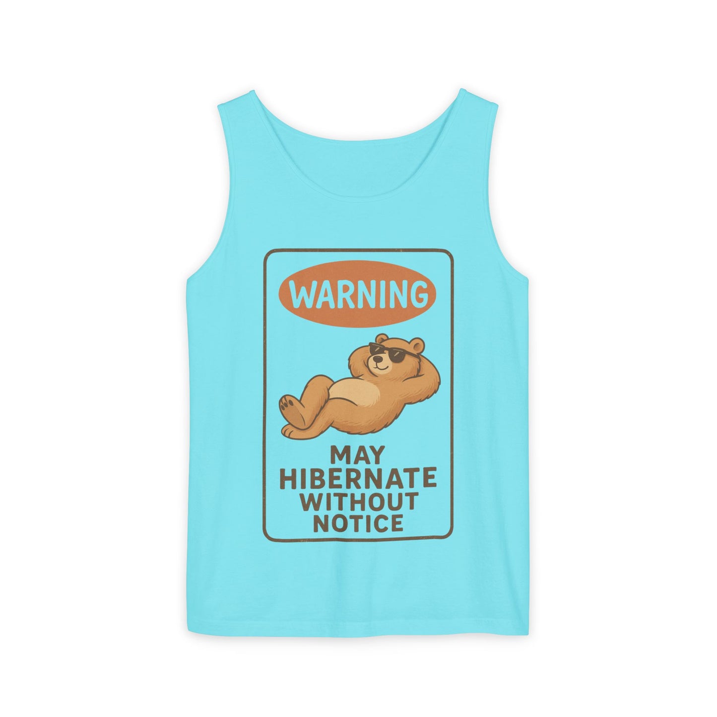 Hibernate Warning Unisex Tank Top