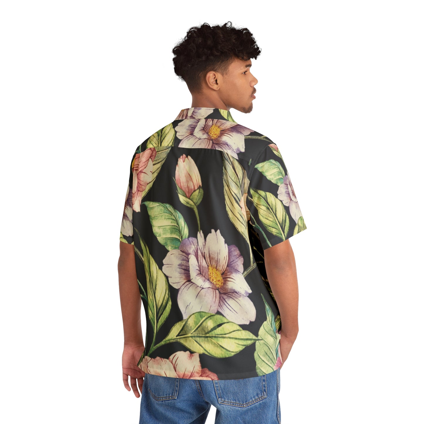Tropical Floral Men's Hawaiian Shirt