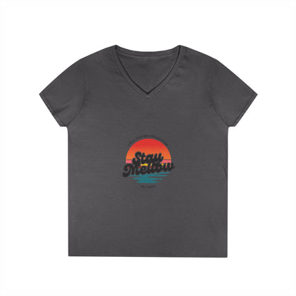 Women's V-Neck  Stay Mellow T-Shirt