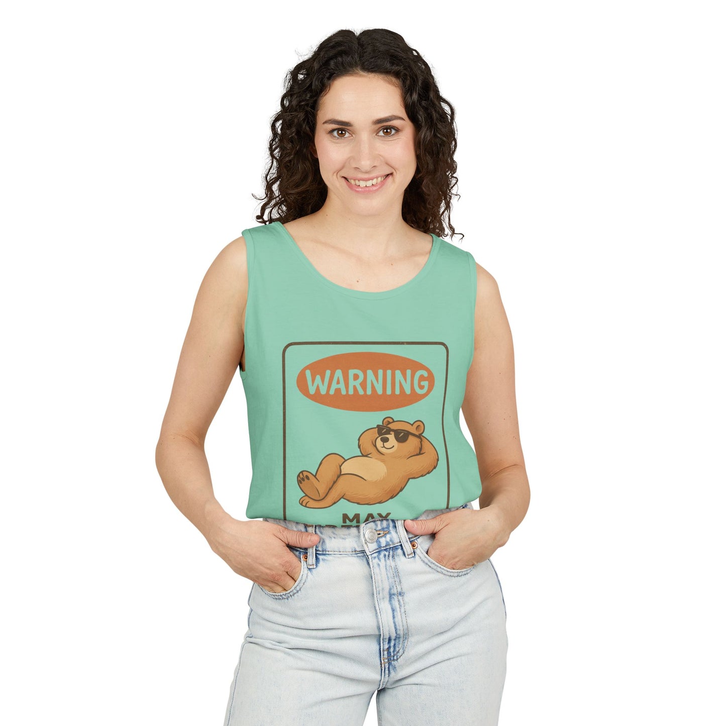 Hibernate Warning Unisex Tank Top