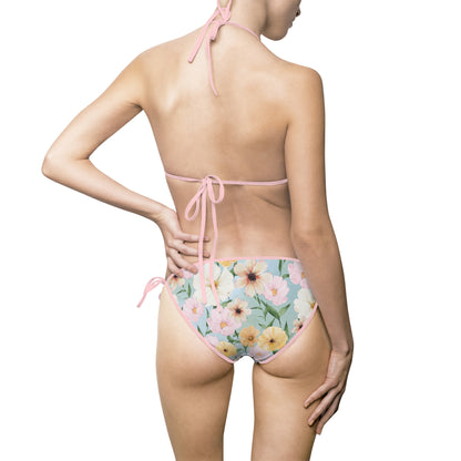 Women's Floral Print Bikini Swimsuit