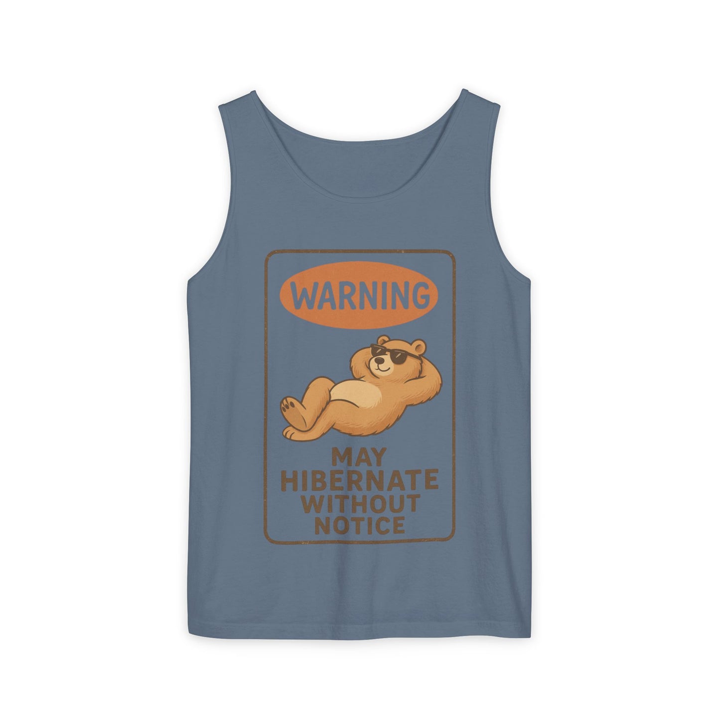 Hibernate Warning Unisex Tank Top