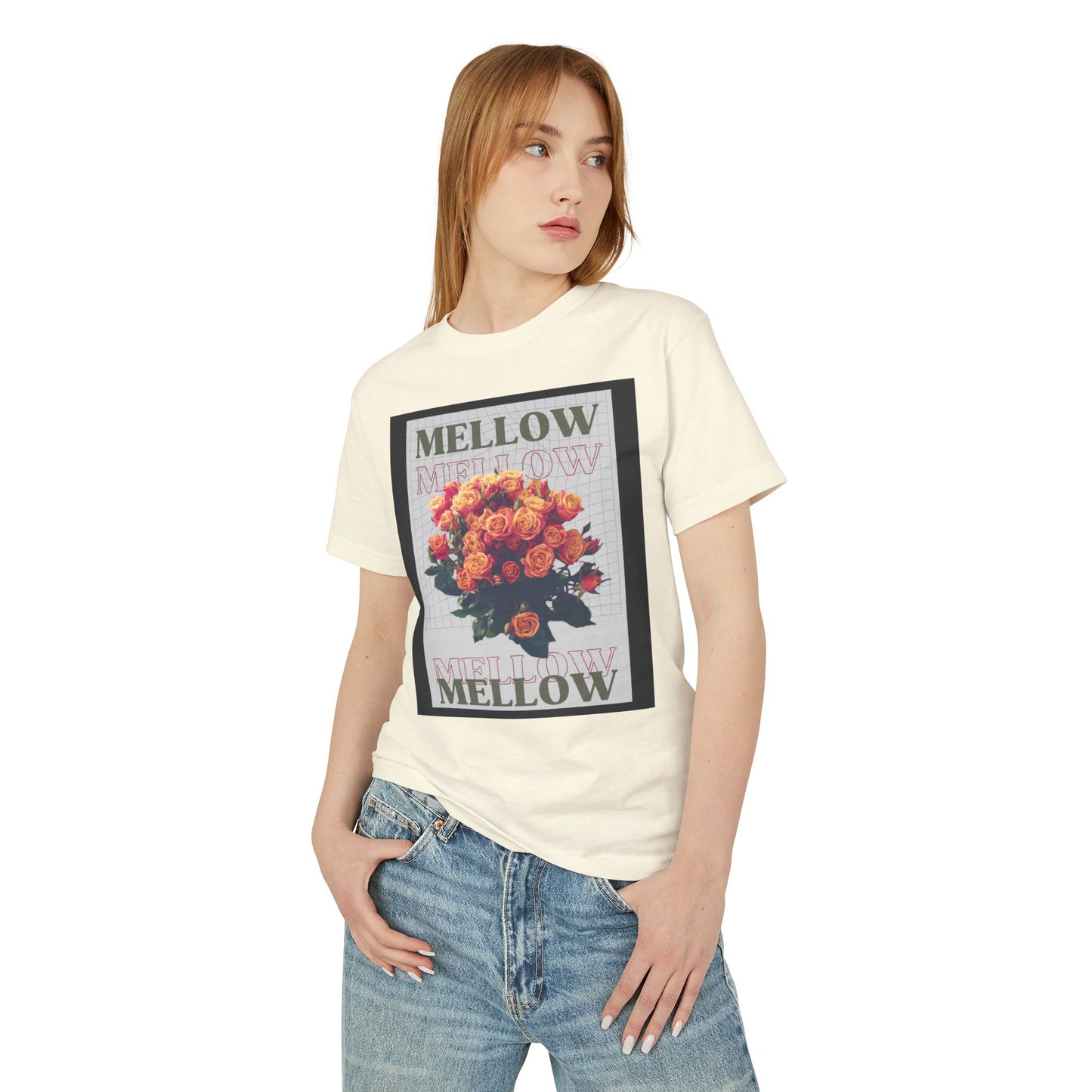 Floral  Heavyweight Cotton T-shirt
