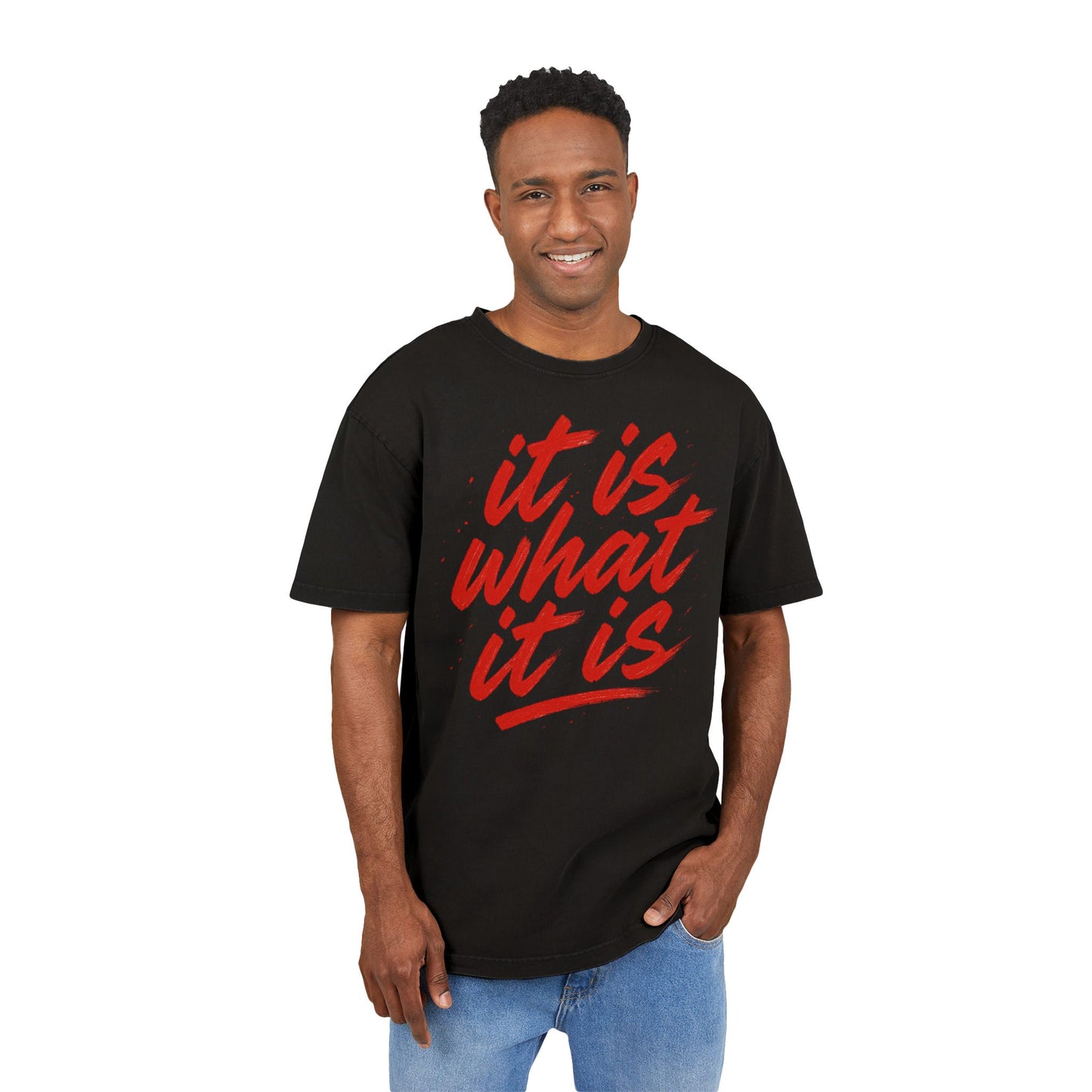 It Is What Is Acid Wash T-shirt