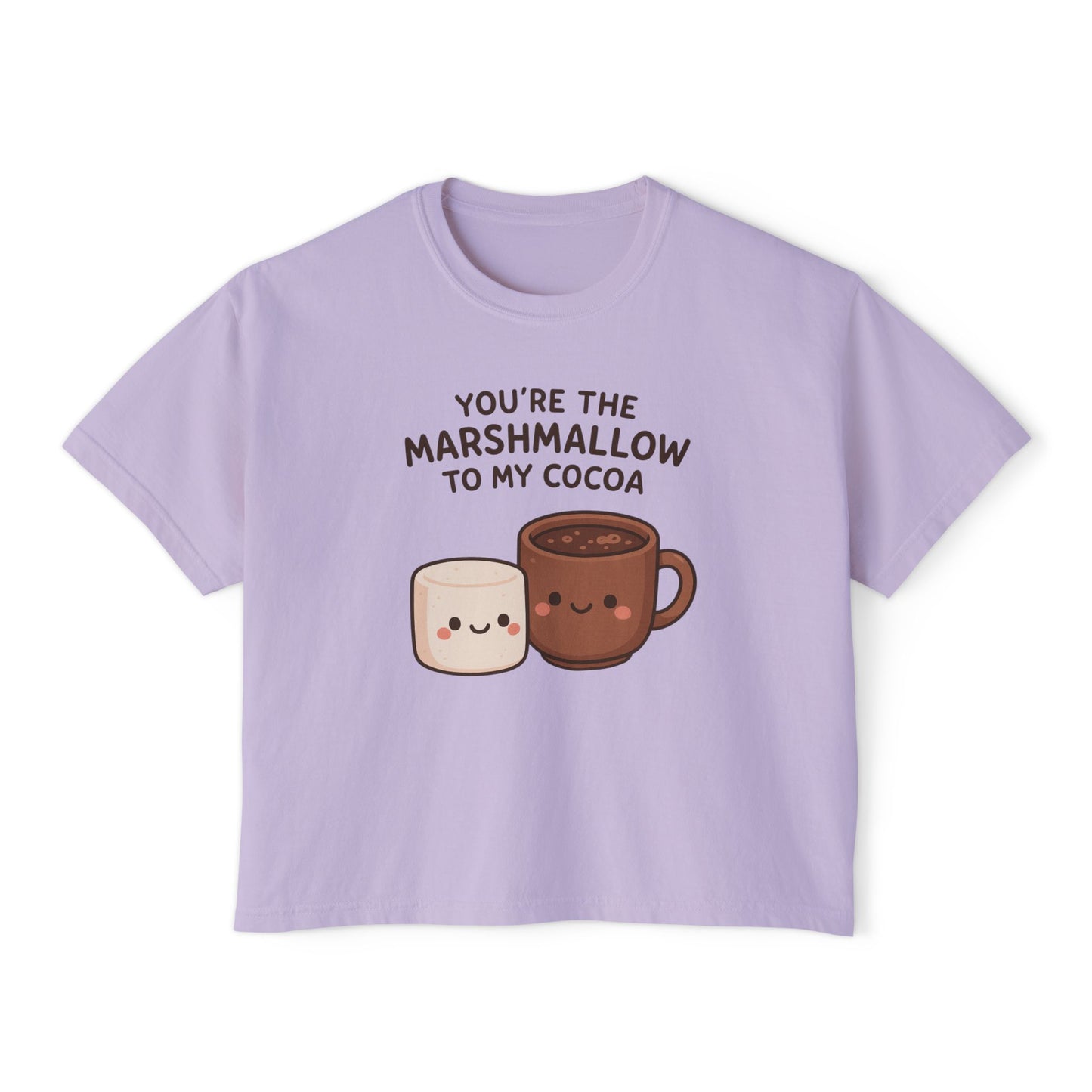 Marshmallow Cocoa Women's Boxy T-shirt