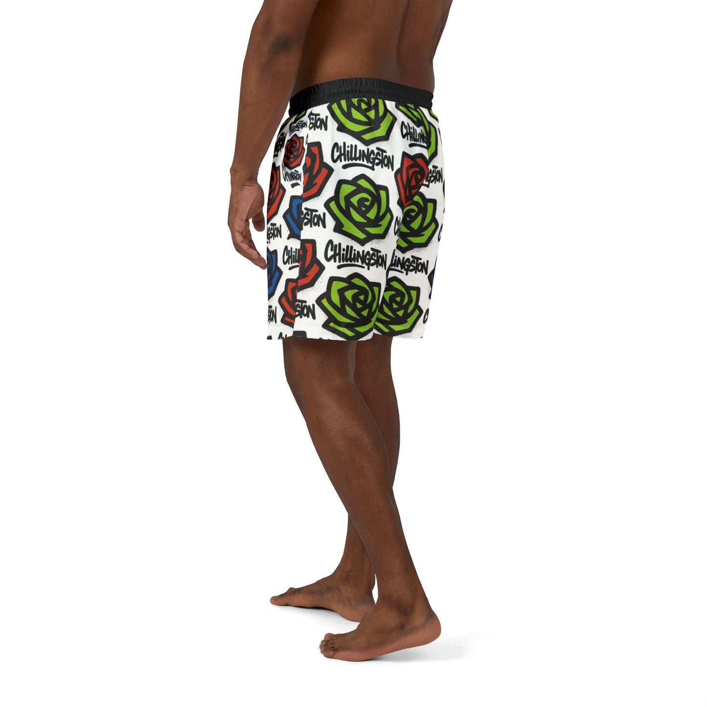 Graffiti Flower Swim Shorts