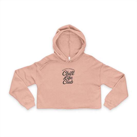Chill Life Club Cropped Hoodie