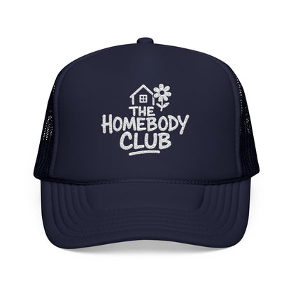 The Homebody Club Embroidered Trucker Hat
