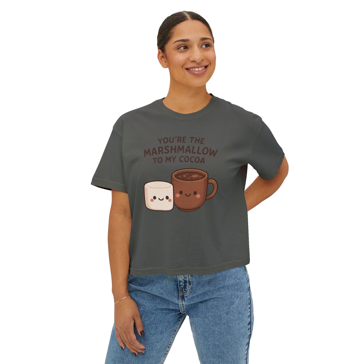 Marshmallow Cocoa Women's Boxy T-shirt