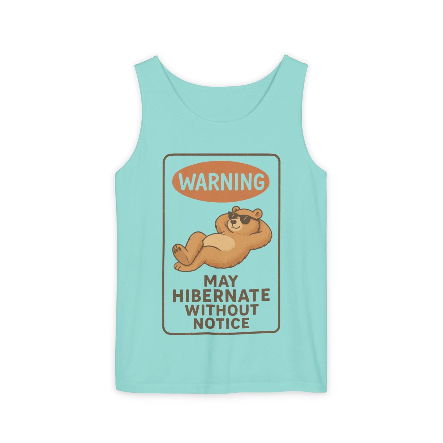 Hibernate Warning Unisex Tank Top