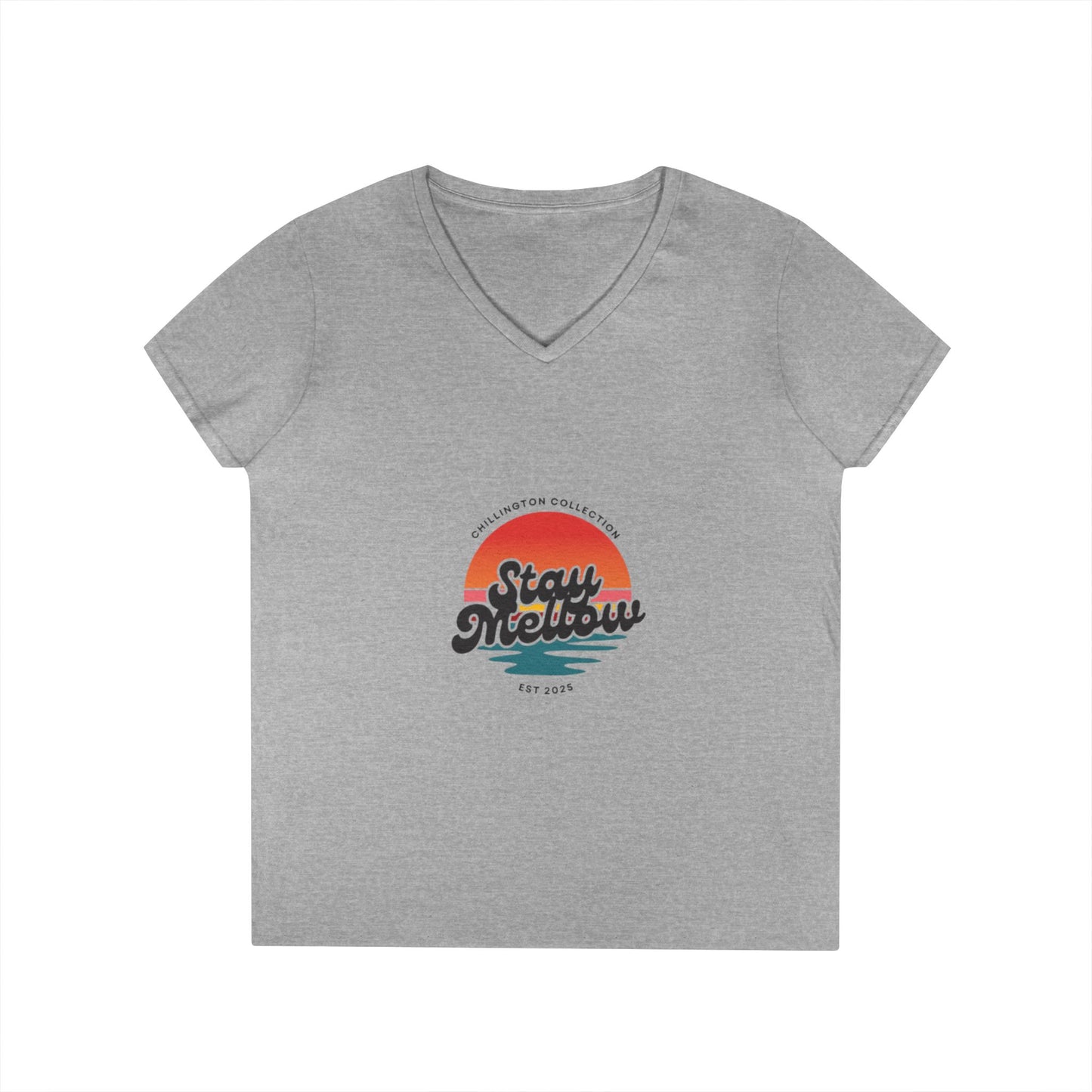 Women's V-Neck  Stay Mellow T-Shirt