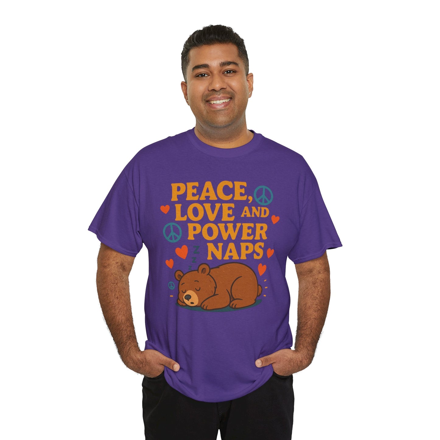 Peace Love Power Naps T-shirt