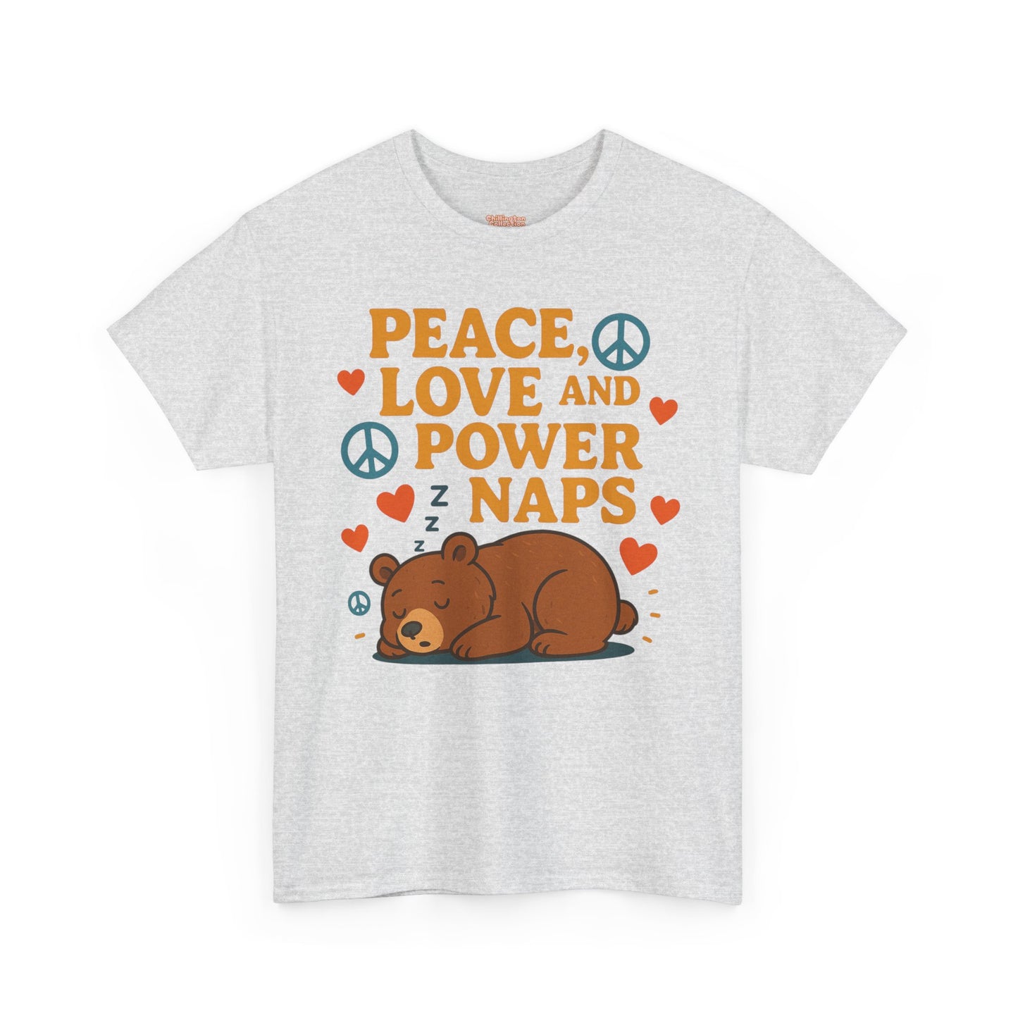 Peace Love Power Naps T-shirt