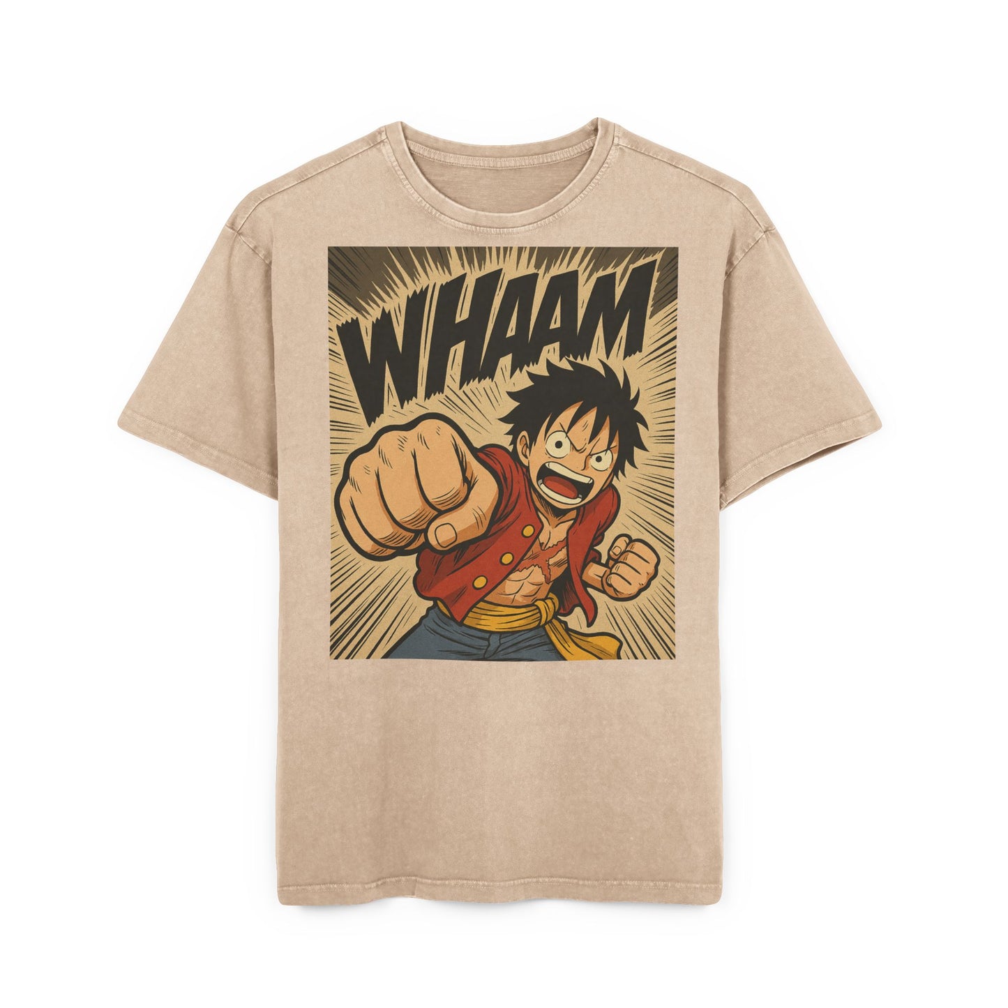 Whaam Acid Washed Graphic T-shirt
