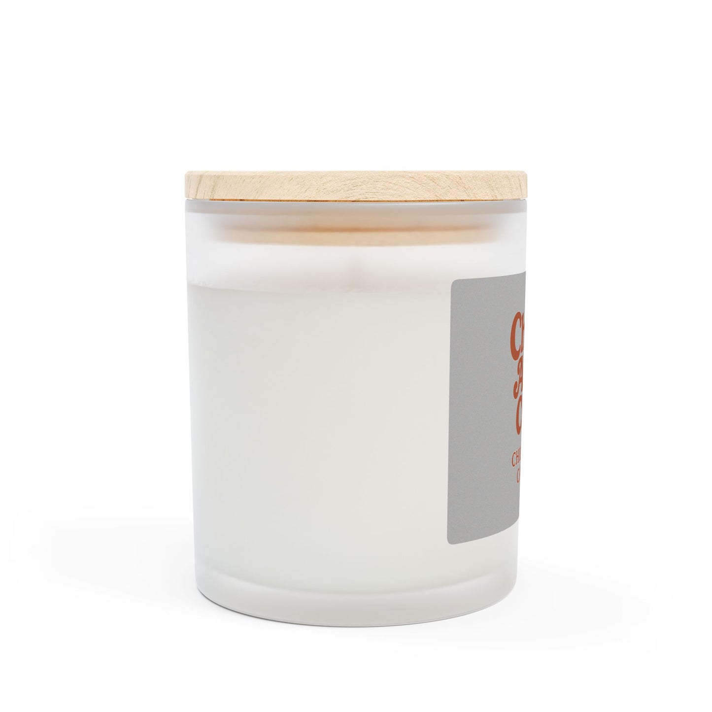 Frosted Glass Candle, 11oz
