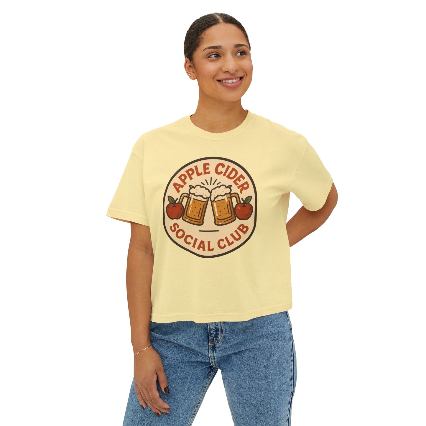 Apple Cider Social Club Women's Boxy T-shirt