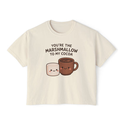Marshmallow Cocoa Women's Boxy T-shirt